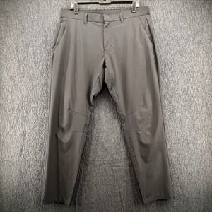 Fabletics Mens Only-Go Pant Black Performance Stretch 35x32 Lightweight Golf